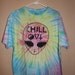 MADE TO ORDER. chill out alien. black/bleached/dyed