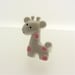Cute White Giraffe Ring, Kawaii, Fairy Kei, Lolita, Kitsch