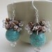 Turquoise and Pearl Earrings