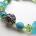 Turquoise and Sea Glass Bracelet