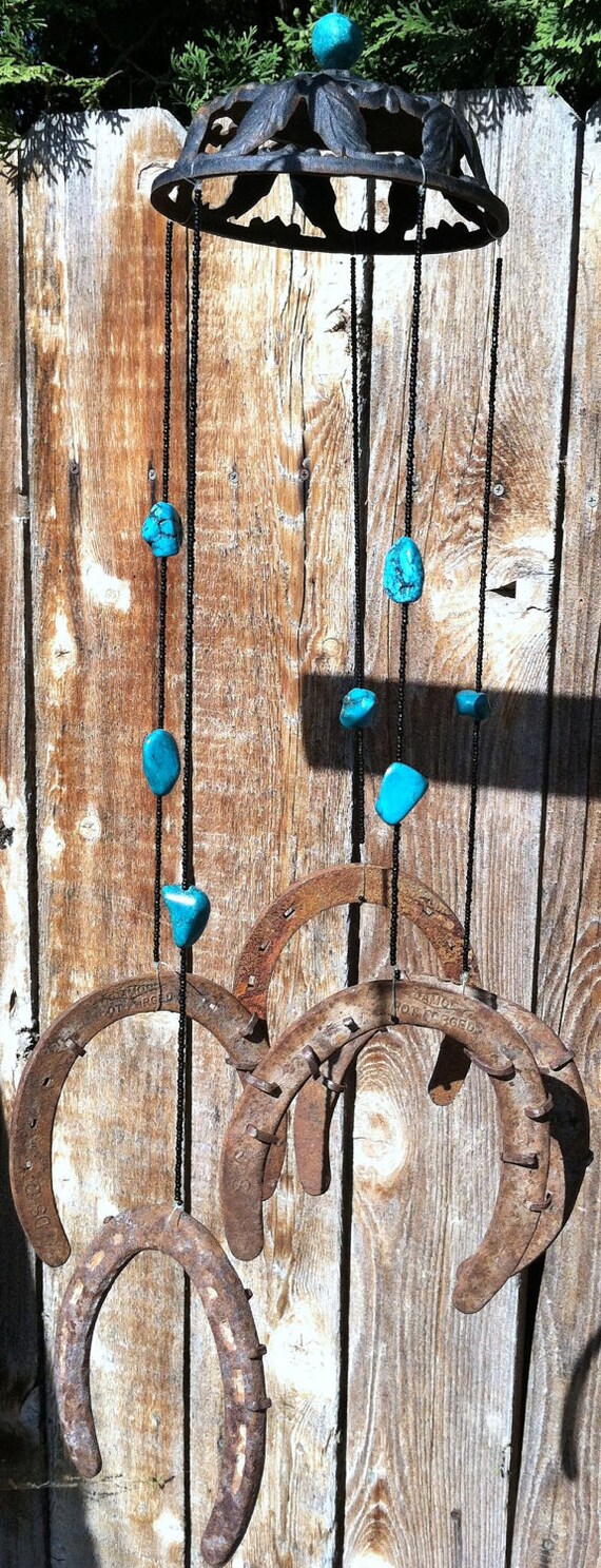 Items similar to Horseshoe Wind ChimeFREE SHIPPING on Etsy