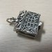 Antique Sterling Silver Holy Bible Angel Praying Charm Pendant