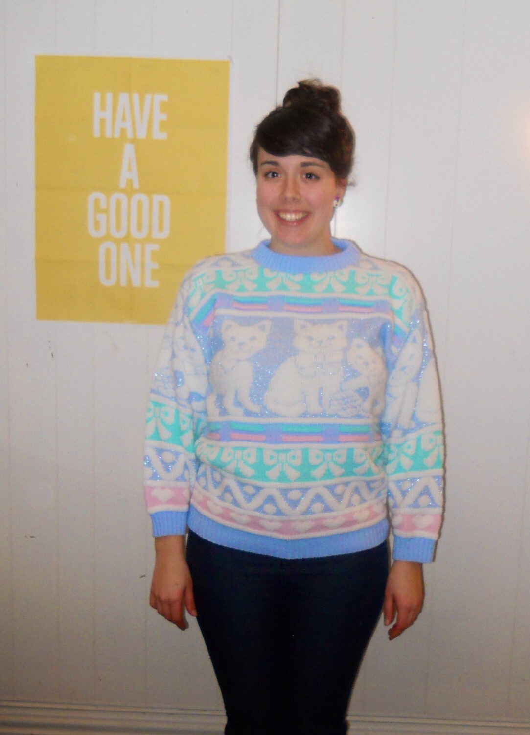sweaters etsy pastel cat sweater sweaters etsy pastel cat sweater