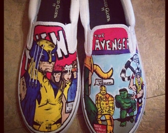 Sleeping With Sirens TOMS by AdrienneThompsonArt on Etsy