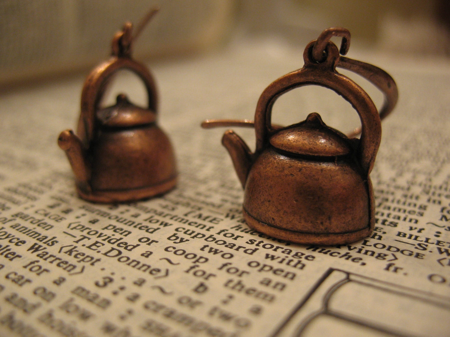 Adorable Tea Pot Earrings
