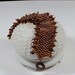 Seed Bead Bracelet with Tigers Eye and Crystal Fringe