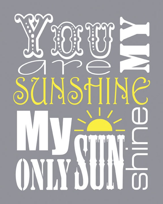 You Are My Sunshine You Make Me Happy 2 PC set Baby Shower