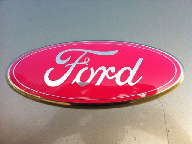 Ford emblem pink #2