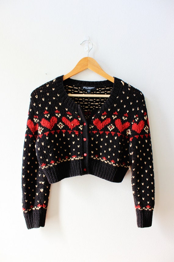 Vintage Betsey Johnson Cropped Sweater