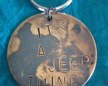 jeep unique lovers gifts Jeep It's Girl a Jeep Hand Keychain Lover Gift Thing Jeep Stamped Jeep