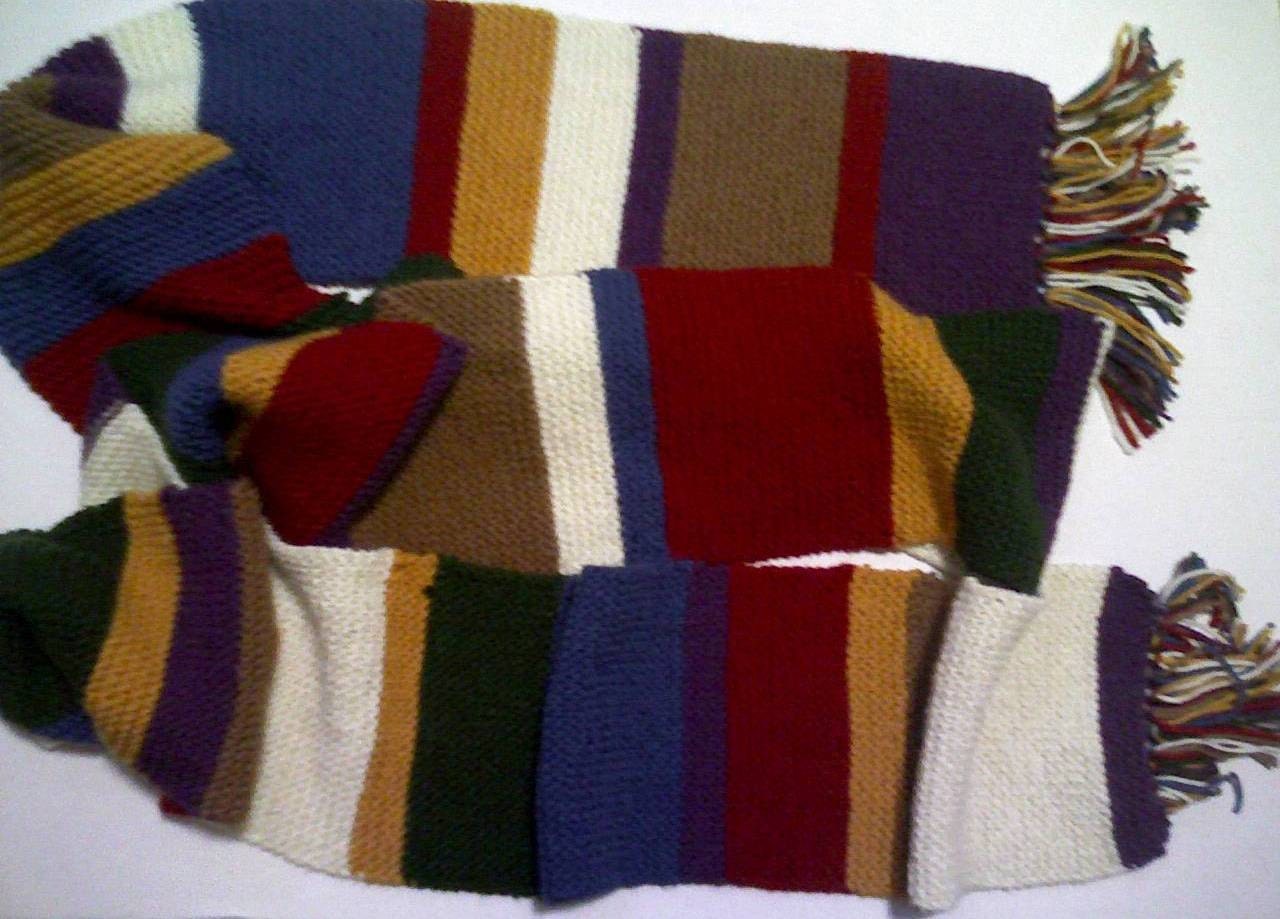 Doctor Who Tom Baker Scarf