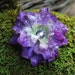 Glittered Purple Silk Delphinium Flower Alligator Hair Clip- Handmade Floral Hair Clip