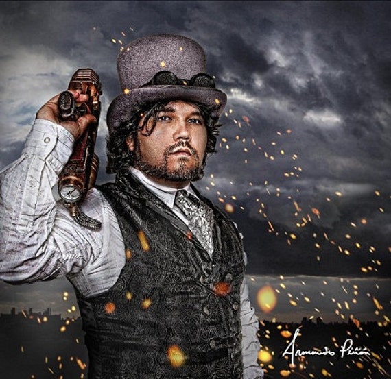 Steampunk Vest Brocade Airship Captain Waistcoat LARP Victorian Gentleman by ItsNotPajamas steampunk buy now online