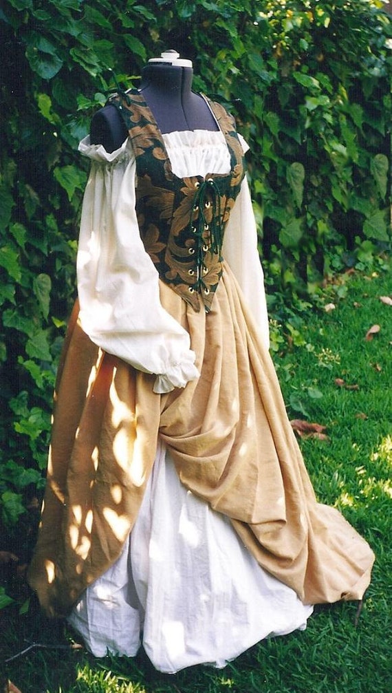 Renaissance Pirate Wench Skirt Drawstring Basic Costume