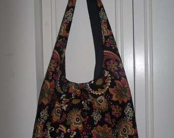 Floral shoulder bag | Etsy