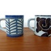 Vintage Set of 2 Royal Copenhagen Faience Annual Mugs- 1970 & 1971