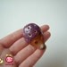 Purple Ceramic Porcupine Figure, hedgehog, mini animal, ceramic animal, small animal, little animal, decoration, miniature animal, iammie