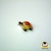 Miniature Ceramic Turtle, tortoise, green, yellow, brown, porcelain animal, small turtle, tiny animal, small animal, mini turtle, iammie