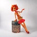 Monster High handmade fashions stretchy bright dress with beehive and chain detail