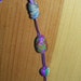 Ribbon and Paperclip Bookmark with Handmade Beads