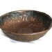 Very rustic tarnished COPPER bath house BOWL - VERDIGRIS green patina - Oriental country home decor - Bathroom spa massage accessories