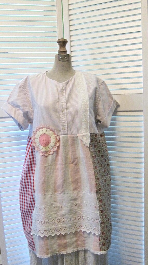 upcycled Peasant girl Mori girl inspired by lillienoradrygoods