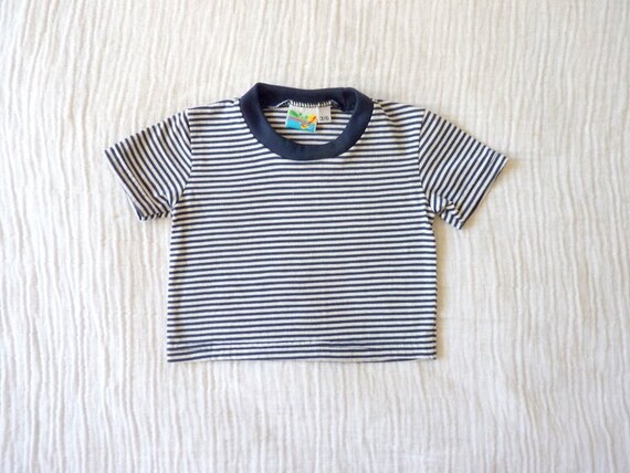 Vintage hipster nautical baby t shirt 3 to 6 by LazerBabyVintage