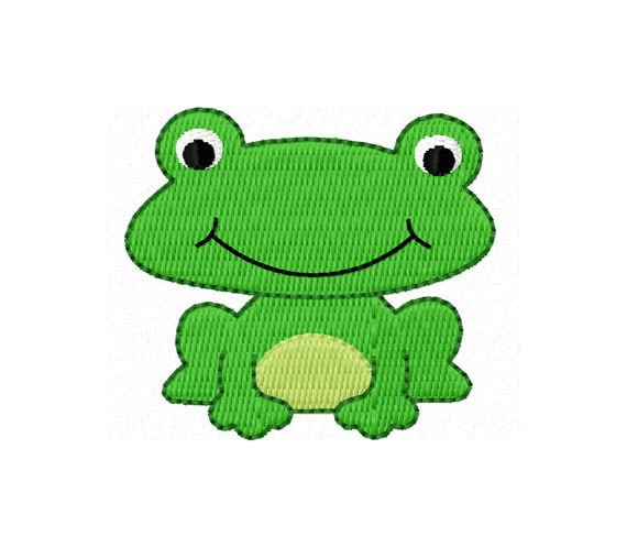 Download Instant Download Frog Mini Filled Stitch Machine Embroidery