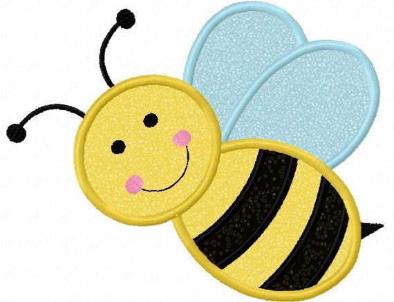 Instant Download Bumble Bee Applique Machine Embroidery Design   Il 570xN.329237966 