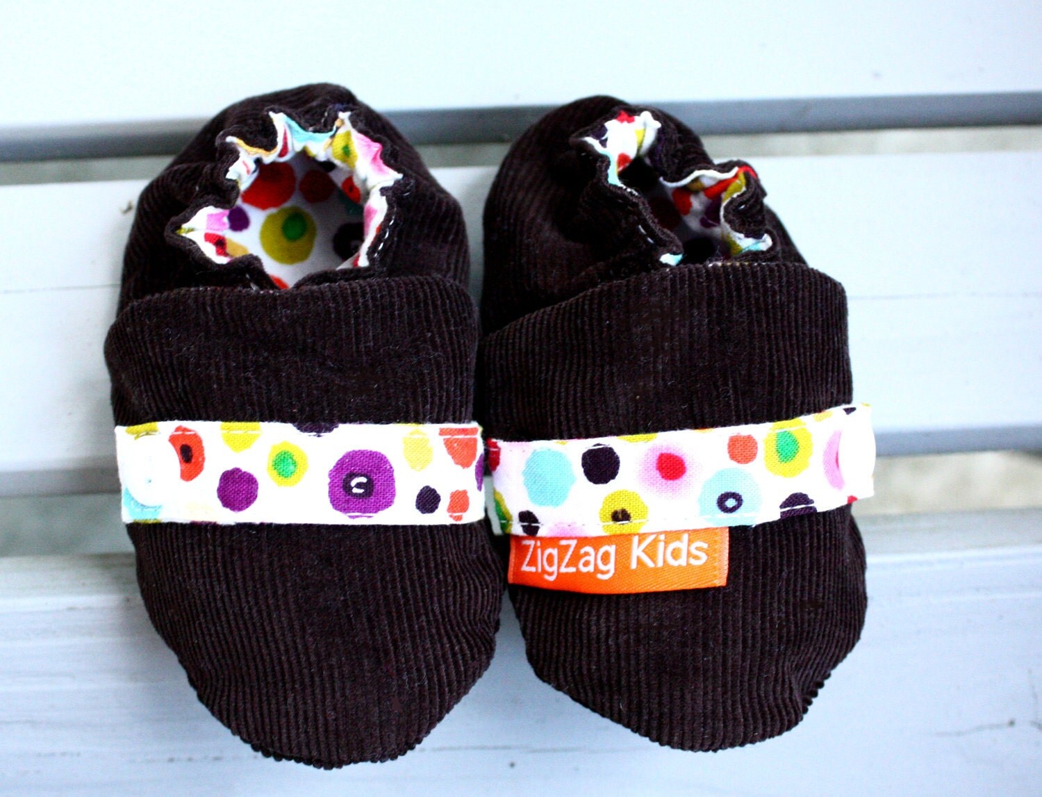 Girls Crib Shoes Corduroy Size 612 Months