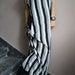 Extravagant Tunic Top Black White and Gray Stripes