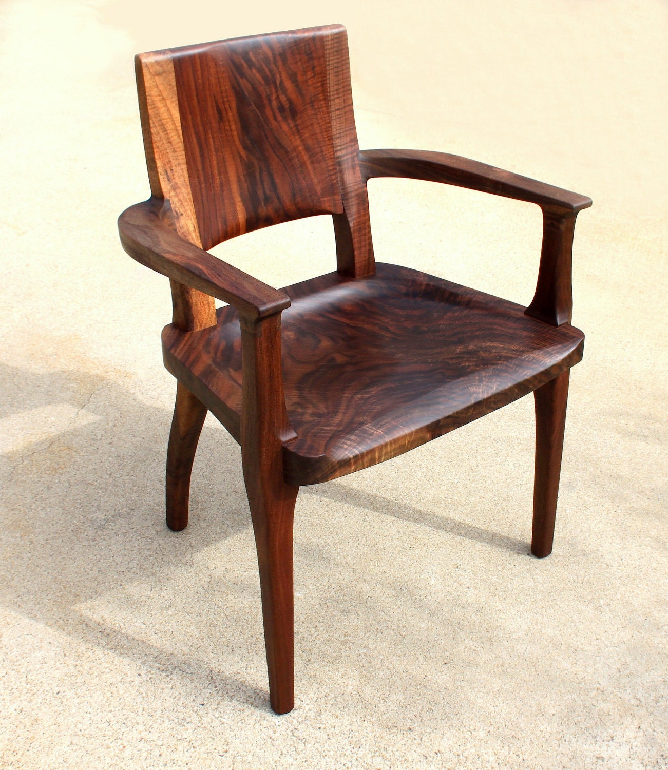 Modern Walnut dining chair