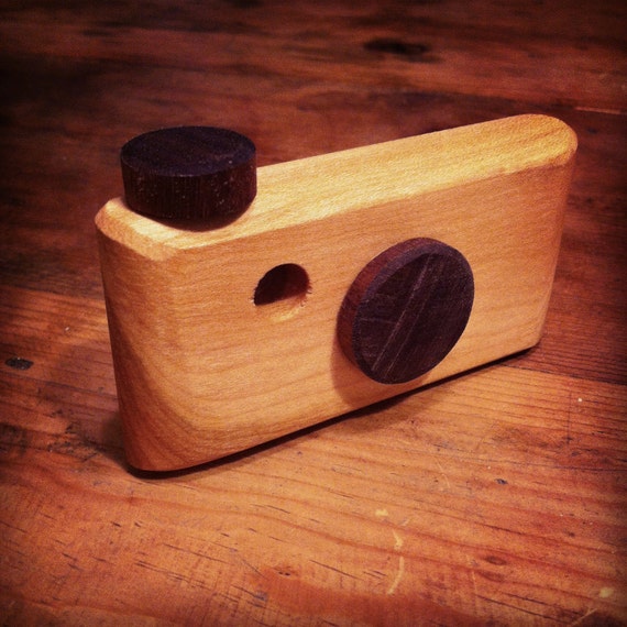 Wooden Toy Camera by on Etsy