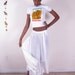 Vintage sheer white comfortable summer cotton gauze lace maxi full length skirt dress xs-lg