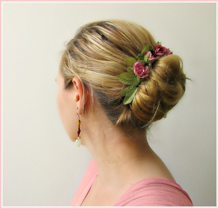 Romantic Bun Belt Bun Crown hair bun accessories by WhimsyDo