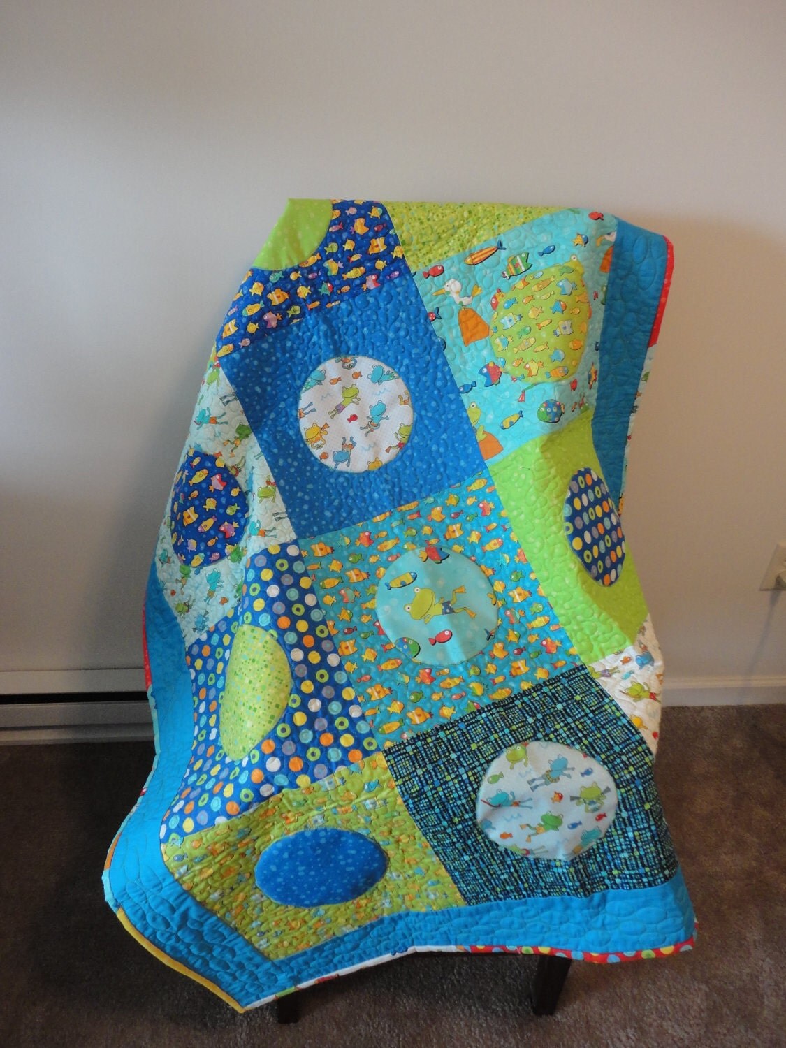 Baby Quilt Baby Bubbles Quilt Pattern 417P