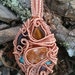 Lucky Stars Heady Wire Wrap Pendant : Citrine, Tiger's Eye, Hawk's Eye, Amethyst, Turquoise (x2)