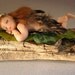 Angel fairy "Aubrey" polymer clay miniature ooak fantasy figuriine hand sculpted doll one of a kind