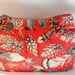 Handmade makeup bag, jewelry bag , art supplies, travel and purse accessory.