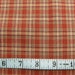 Fabric Destash 7/8 Yard Cotton Homespun Rust, Blue, Green and Tan Plaid