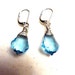 Swarovski Crystal Light Blue Baroque Earrings