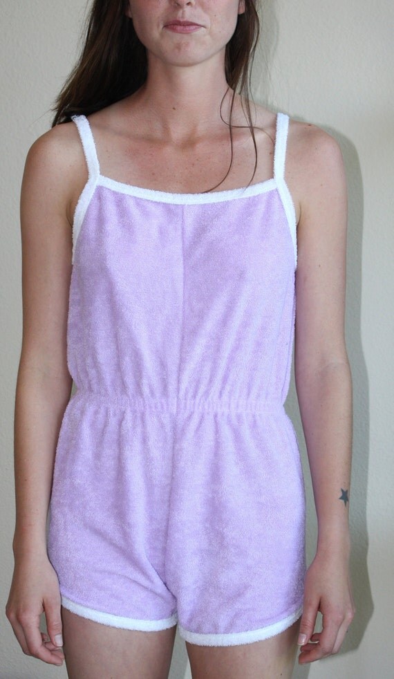 Cute Vintage Romper & Beach Cover Up by DearEstellaVintage on Etsy