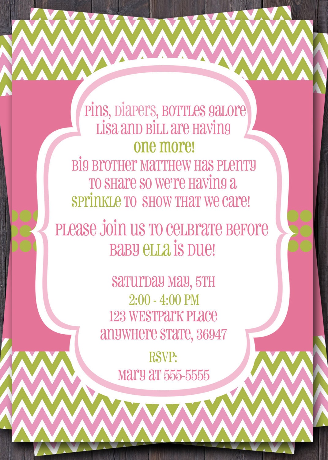 Baby Invitation Wording 7