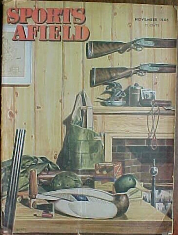 November 1946 Sports Afield Magazine with the Cover By Biondi