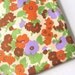 1 yd Vintage 60s 70s floral Fabric for Patchwork Quilting Sewing
