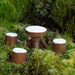 Fairy Garden Table and Three stools