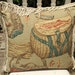 Vintage Fly Fishing Gear Pillow