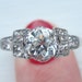 RESERVED for MARINA. CONGRATULATIONS. 1st Payment. Art Deco Engagement Ring.