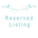 RESERVED for Ambar