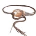 Amazing necklace and/or belt.. Handmade - very useful, very functional, Brown - very versatile - rope - plastic and flashy - sports- OOAK